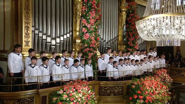 Strauss II - Sangerslust, Polka francaise, op 328 - Vienna Boys' Choir - New Year Concert 2016 (HNY) +
