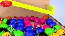 Tahta Oyuncak Setindeki Renkli Oyuncak Toplar İle Türkçe Renkleri Öğreniyorum,Çizgi film izle 2017