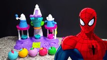 Numbers for Preschoolers Play and Learn Spiderman Pfwwfewlay Doh Ice Cream Molds to Learn Colors