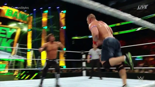 WWE Money in the Bank 2016 - John Cena vs AJ Styles Highlights