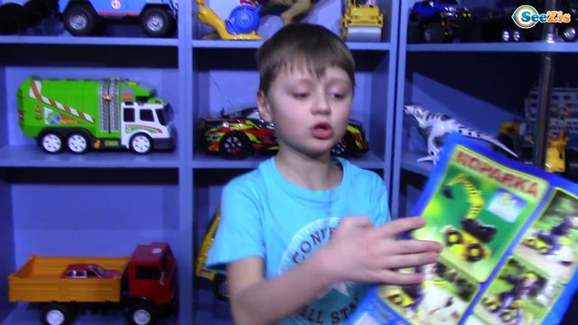 CARS TOYS BRUDER DIGGER Брудер Машинки Обзор Игрушек Игорек и Арина Игры и Развлечения для детей