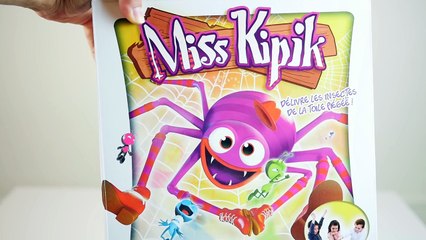 JEU - MISS KIPIK - Gare à la terrible araignée !!! - Jeu de société