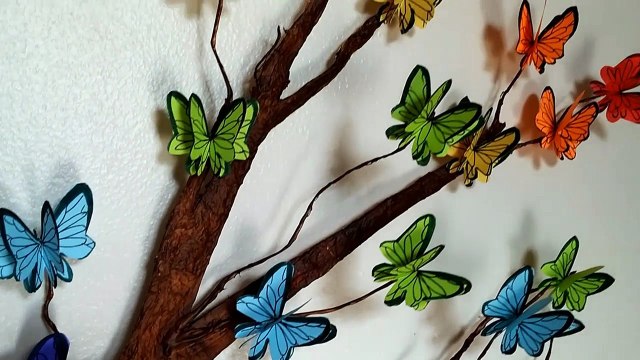 طريقة عمل ديكور رائع ثلاثي الابعاد لتزيين غرفة اطفالك