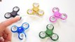 Learn Colors Fidget Spinner Surprise Nail Art 5 Colours Teach Fidget Spinner Kids Children
