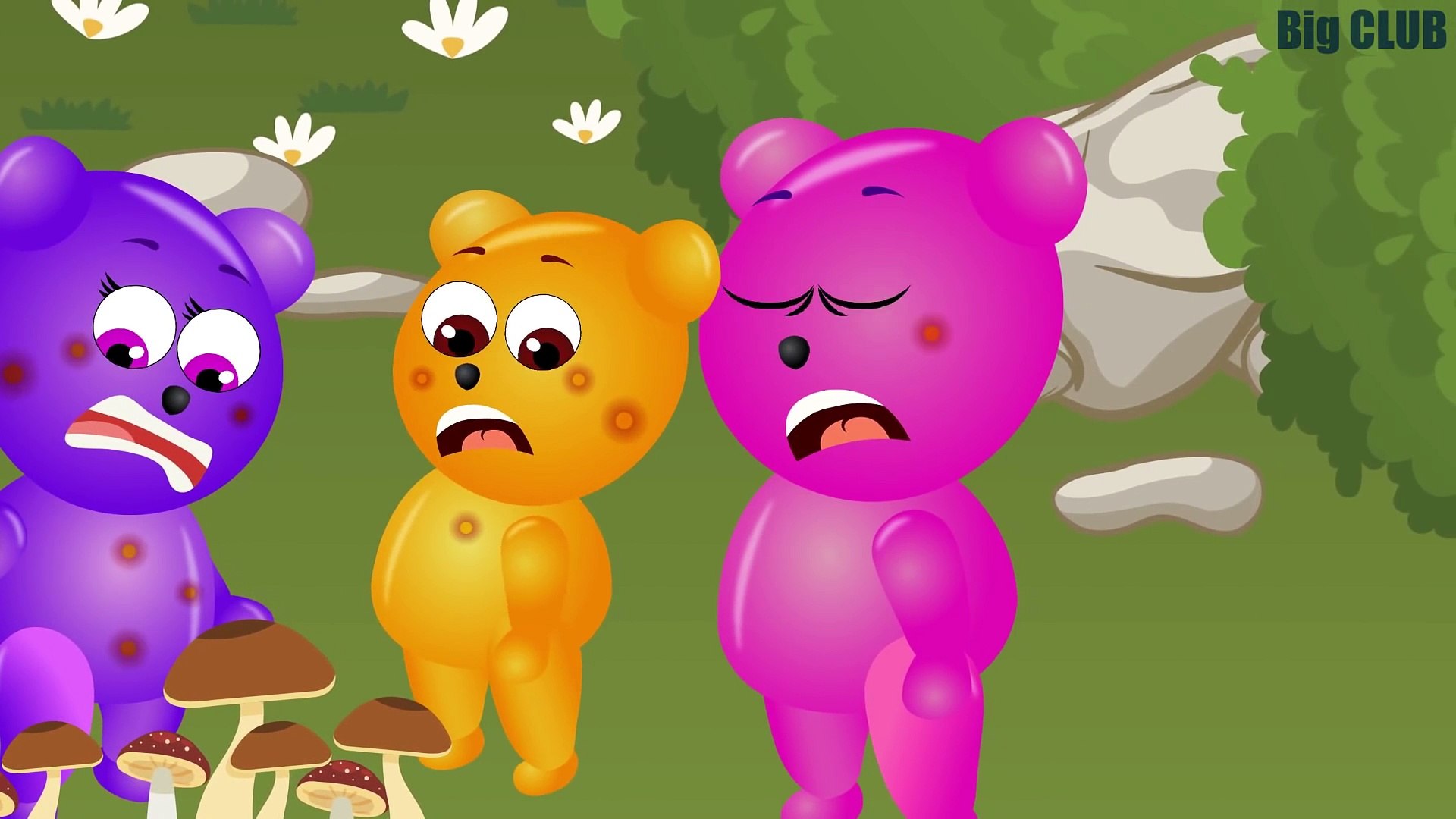 Mega Gummy Bear ate Toxic Mushroom he was Allergy! Finger Family Song  Nursery Rhymes for Kids - video Dailymotion