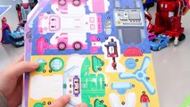 Police Car Ambulance Robocar Poli Papercraft Paper Kit Toy Surprise Eggs