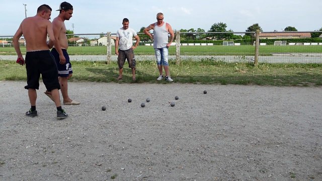 Concours de pétanque annuel organisé par le SJ Macau.
