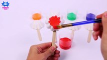 Best Learning Colors Video for Children - Glitter Painting Lollipop Finger Family Songs for Toddl