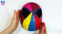 Learn Colors for Toddlers Spiderman Face Painting Finger Family Song _ Spider-Man Mask Body Painting