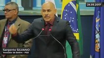 Sargento Silvano apoia o grande líder da direita Jair Bolsonaro