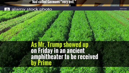 German news organizations reported that he had threatened to cut off imports of German cars,