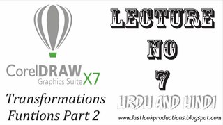 CorelDRAW Graphic Suit X7 - Lecture no 7 Part 2/2 