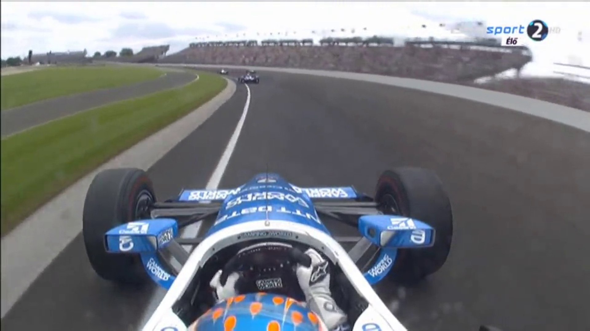 Scott Dixon Horrible Crash Onboard Camera Indianapolis 500 28 05 17 Video Dailymotion