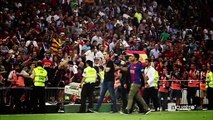 La celebración más íntima y cariñosa de los jugadores del Barça tras ganar la Copa