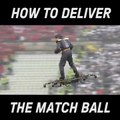 The Ball For Portuguese Cup Finale Is Delivered By A Man On The Drone!