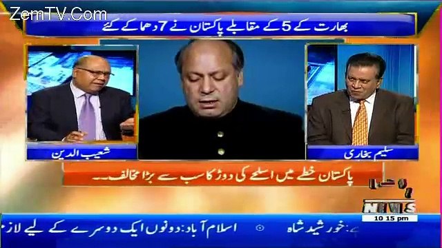 Saleem Bhukari Praising Nusrat Javed For His Tweet On Popalzai!!!
