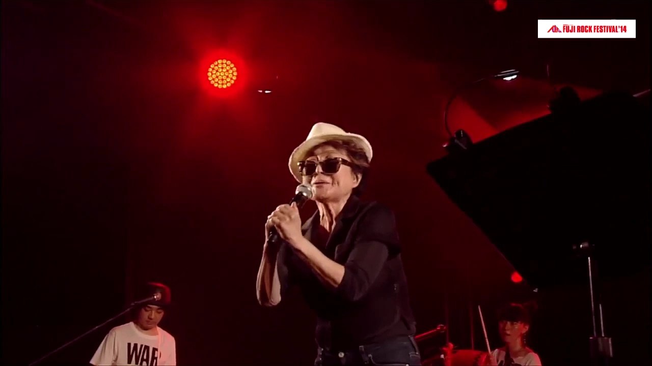 Yoko Ono "Walking On Thin Ice" Fuji Rock Festival Japan 2014