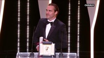 Joaquin Phoenix (Prix d'Interprétation Masculine) à l'aise dans ses baskets - Festival de Cannes 2017