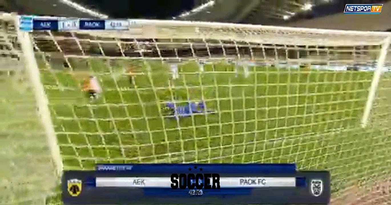 Anastasios Bakasetas Goal HD - AEK Athens FC	1-0	PAOK 28.05.2017