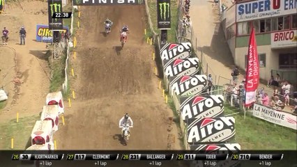 Fiat Professional MXGP of France Paulin passes Coldenhoff + battle with Van Horebeek