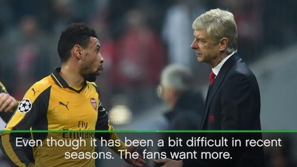 Download Video: Arsenal fans shouldn't forget what Wenger has done - Coquelin