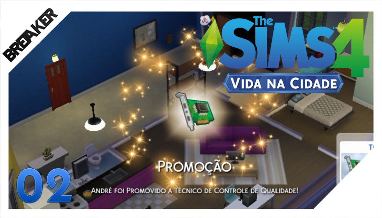 GANHAMOS UMA PROMOÇÃO!! - The Sims 4 Vida na cidade #2