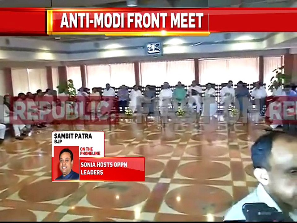 Sambit Patra of the BJP speaks to Republic TV on Sonia Gandhi's lunch for the leaders of the opposition
