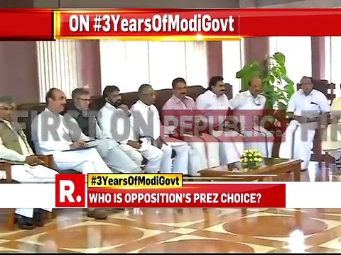 Sonia Gandhi hosts opposition leaders. Mayawati, Omar Abdullah, Sharad Pawar attend while Nitish Kumar skips