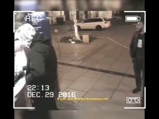 Caught red-handed... No one saw anything