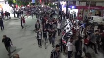Beşiktaşlı Taraftarlar Şampiyonluğu Doyasıya Kutladı