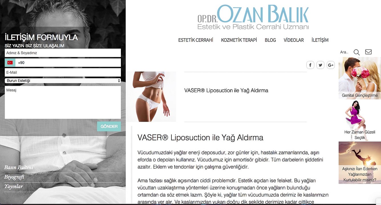 Vaser liposuction ile selülitlerden kurtulabilir miyiz?