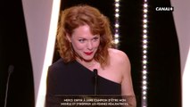 Maren Ade vient prononcer le discours de Sofia Coppola (Prix de la mise en scène)  - Festival de Cannes 2017