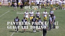 IFL 2017: Panthers - Giaguari 47-0, highlights e interviste