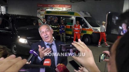 Pallotta in zona mista dopo Roma-Genoa