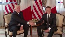 [Zap Actu] Rencontre et franche poignée de mains entre E. Macron et D. Trump (29/05/17)