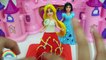 Play Doh Sparkle Disney PrinDresses Ariel Elsa Belle Magiclip _ Blind Bags _ RainbowLea