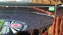 Ambiance fabuleuse à Berlin avec les supporters de l'Eintracht Francfort