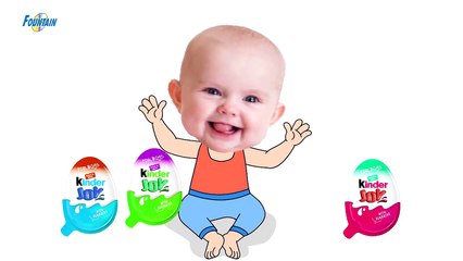 Bad Baby crying and learn colors-Colorful Kinderjoy Vs Batman (Cars For Kids TV)