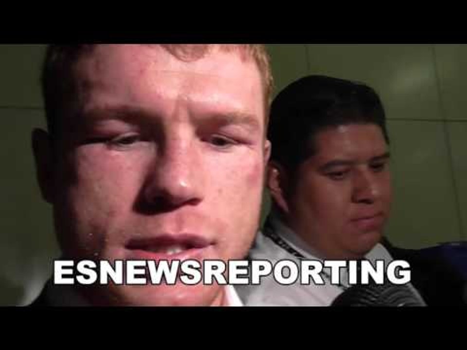 Canelo post Cotto fight EsNews Boxing