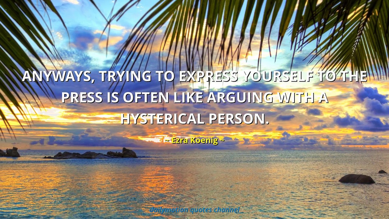Ezra Koenig Quotes #1