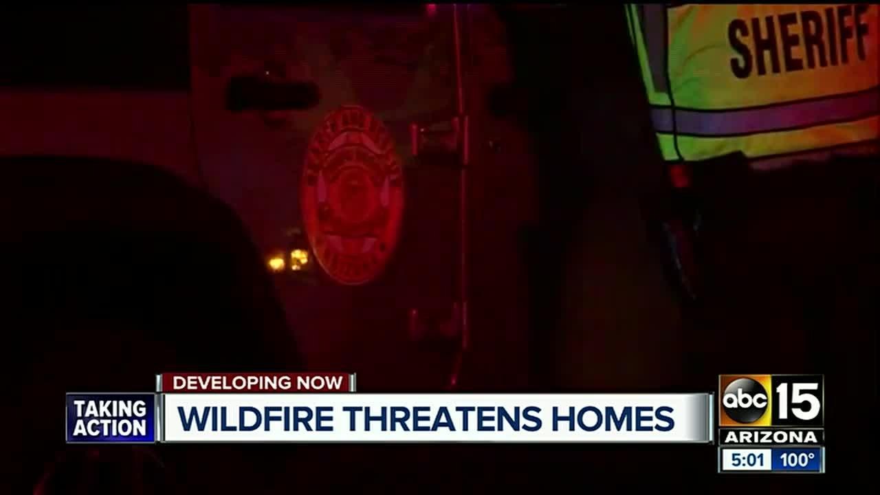 Several buildings destroyed in Black Canyon City brush fire