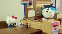 Doraemon Rika-chan round and round rotation sushi toy video