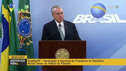 NÃO vou RENUNCIAR! - discurso de Michel Temer - YouTube