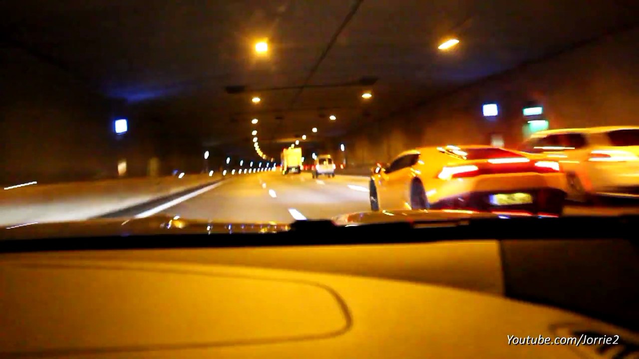 Mercedes-AMG GT-S & Lamborghini Huracan Tunnel Sound