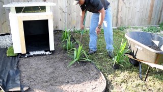 How to Make A Dog House Part 2   Dog House landscaping