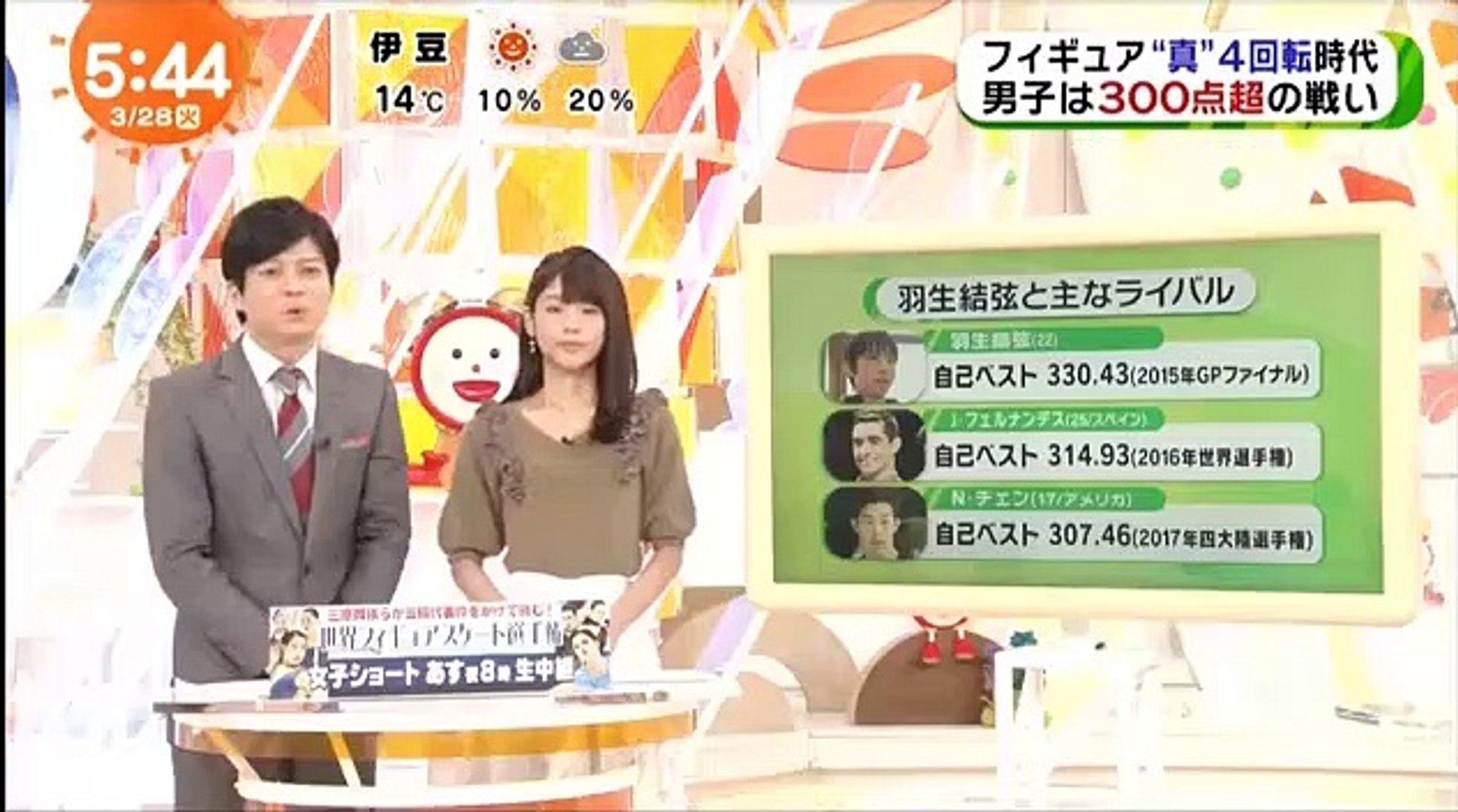 めざましテレビ 17年3月28日 1 Video Dailymotion