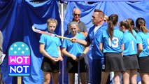 Arnie Teaches Girls Hockey While Filming 'Why We're Killing Gunthur' in Vancouver, Canada