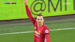 Manchester United 1-0 Everton - Zlatan Ibrahimović Goal HD - - 04.12.2016 HD