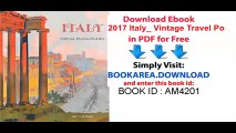 2017 Italy_ Vintage Travel Posters Wall Calendar