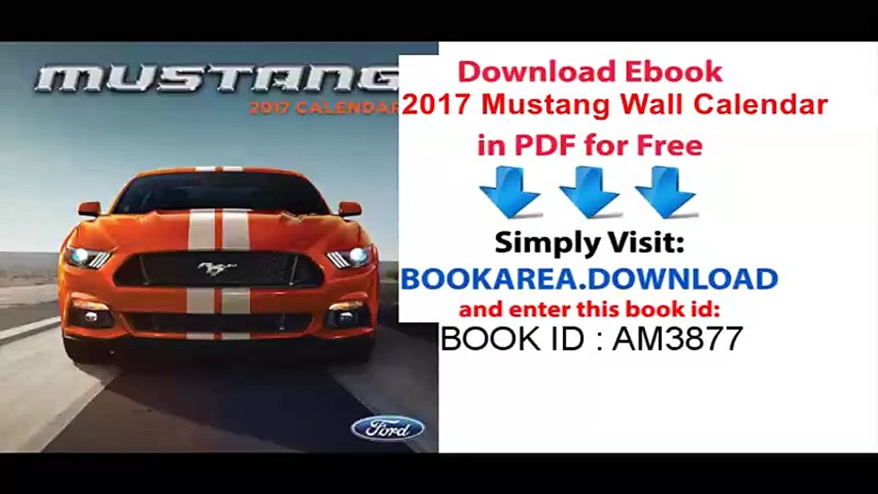 2017 Mustang Wall Calendar